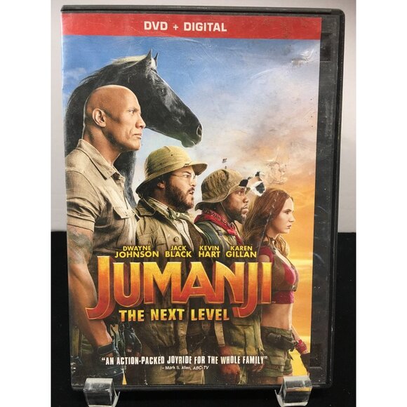 Jumanji: The Next Level DVD + Digital 2019 - Dwayne Johnson, Jack Black - Picture 1 of 15